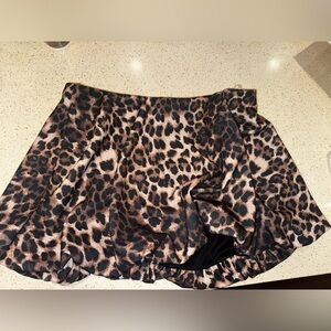 Leopard Print Women's Skirt